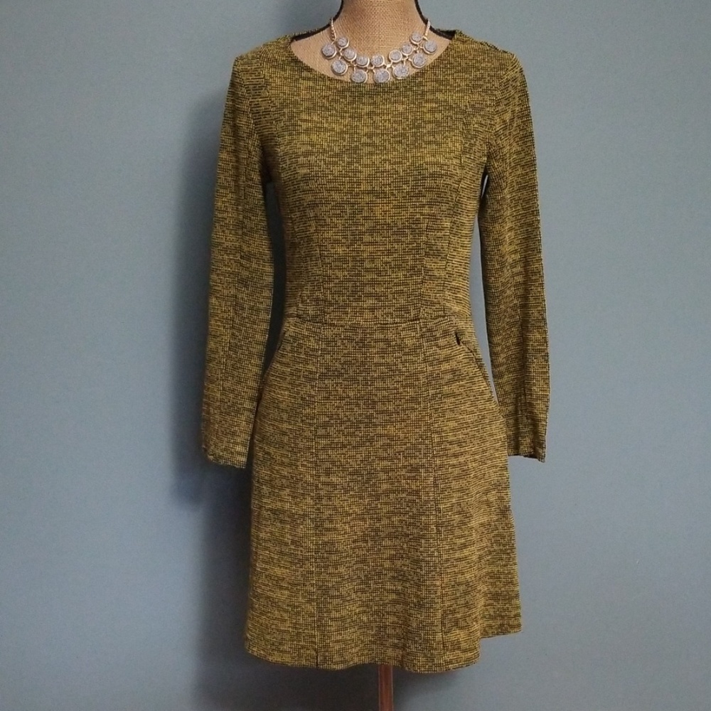 H&M twill LS dress Medium